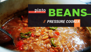 Pressure Cooker Pinto Beans