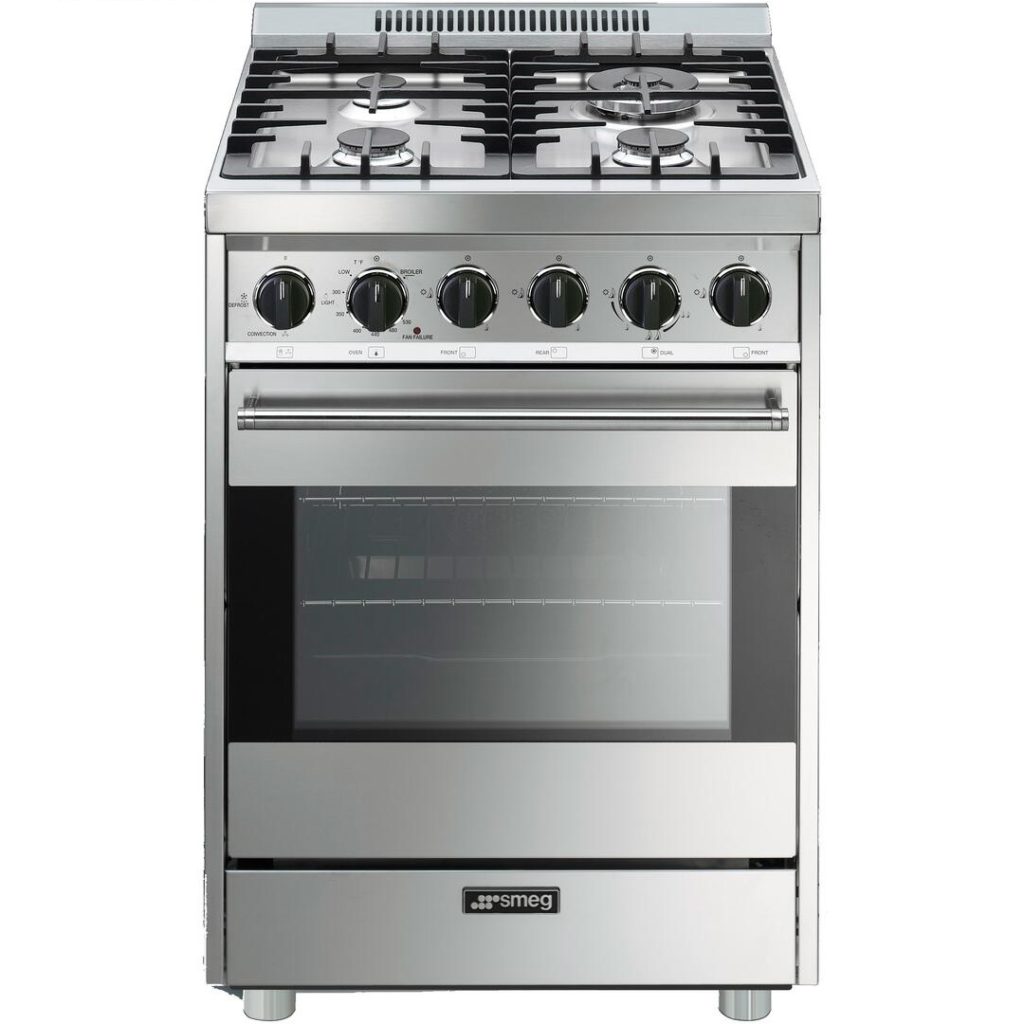 A Guide To 24 Inch Stoves 24 Inch Stoves Appliances For Life   3. Smeg C24GGXU Freestanding Gas Range Stainless Steel 1024x1024 