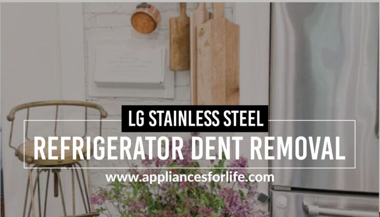 stainless steel refrigerator dent repair