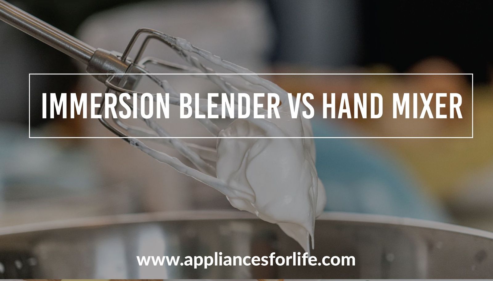 Immersion Blender vs Hand Mixer Appliances For Life