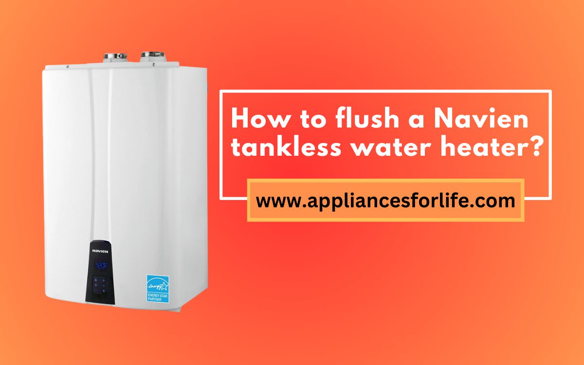 How To Flush A Navien Tankless Water Heater - Appliances For Life